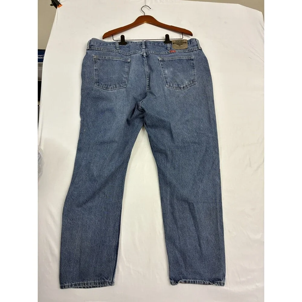 Wrangler 9760WDR Men's Jeans 42x30 Relaxed Fit Blue Denim 100% Cotton